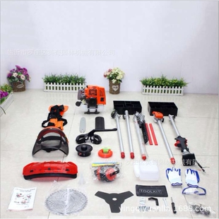 52cc多功能汽油割草机打草机高枝锯绿篱剪小型家用多功能割灌机