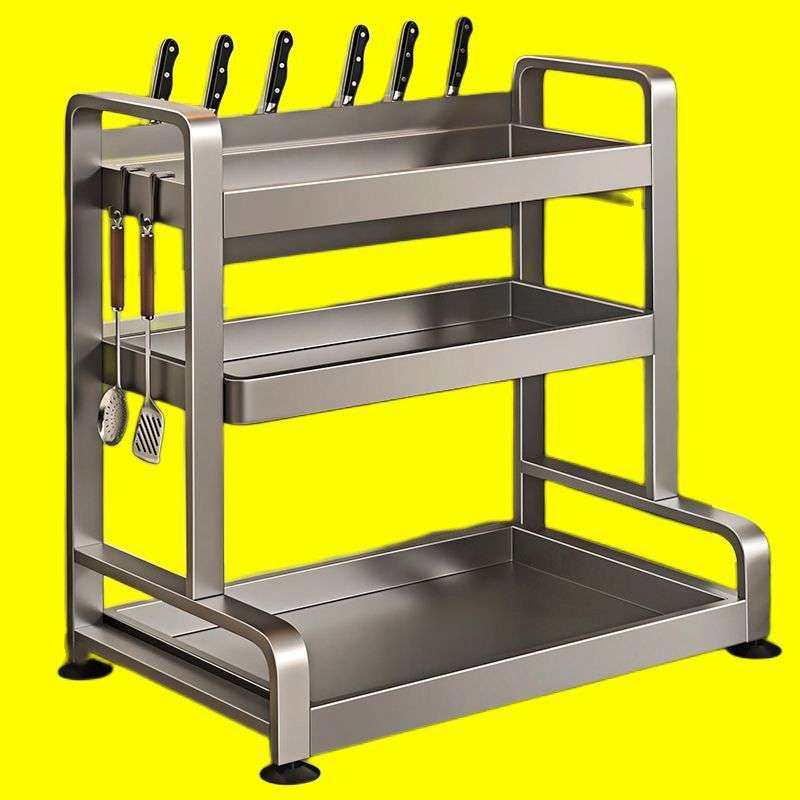 枪灰厨房调味品置物架台面筷子刀架多功能调料厨具用品多层收纳架,厨房/烹饪用具,调料置物架,淘宝优惠券,粉丝福利购,淘宝优惠卷