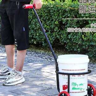 新款升级轮倒水车手拉式小推车倒垃圾运水桶农村家用泔水车