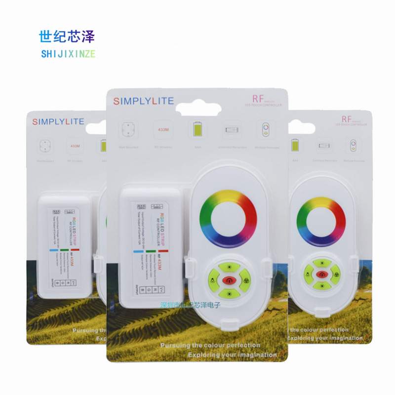 LED触摸控制器 RGB/双色/单色半触摸控制器 12-24vLED灯带控制器