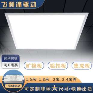 矿棉板吊顶LED平板灯600*1200铝扣板集成吊顶面板灯办公格栅灯盘