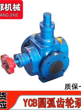 圆弧齿轮泵YCB10/0.6管道输送电动高粘度机油双圆弧齿轮泵