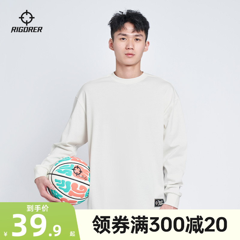 准者圆领长袖T恤运动宽松上衣