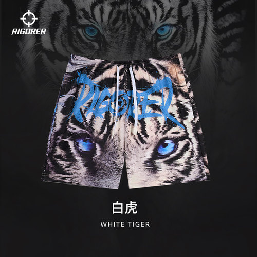 准者丛林系列列冰感五分裤印花