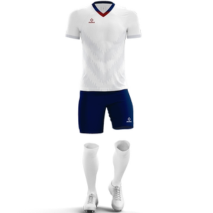 准者儿童足球服定制短袖短裤套装训练比赛服数码印运动服10A抗菌