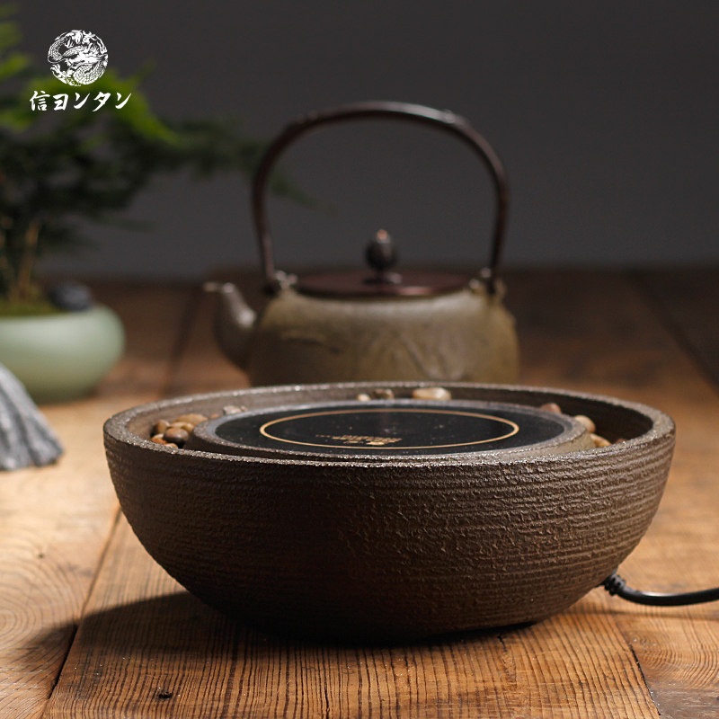 铸铁电陶炉煮茶器砂铁纯手工制铁壶银壶铜壶专用烧水炉煮茶炉静音