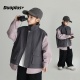 帅气长袖 多加潮牌童装 儿童韩版 新款 男童外套假两件上衣2025春装