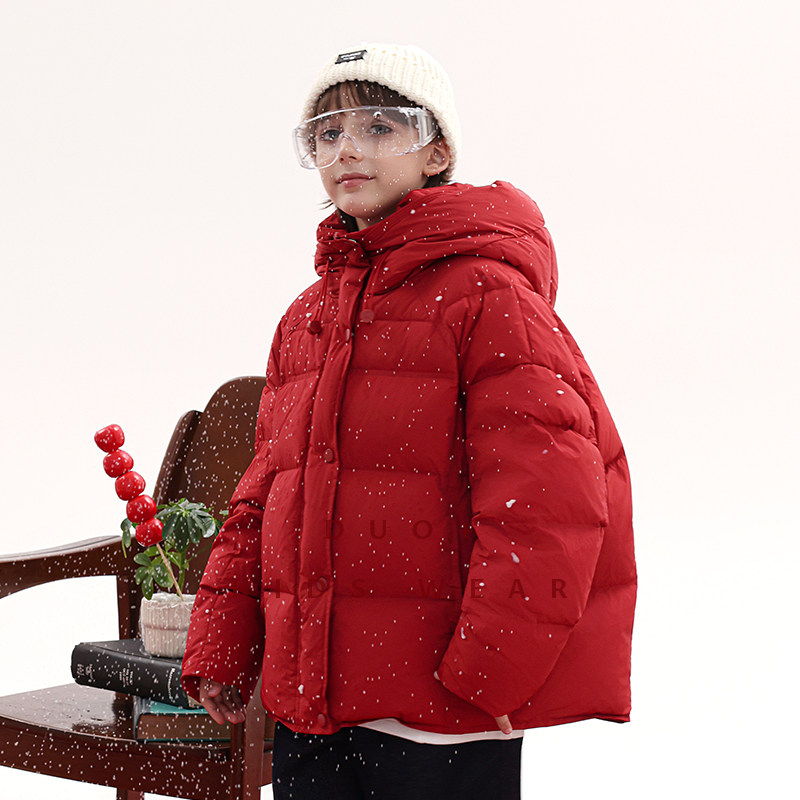 多加潮牌童装儿童过年羽绒服冬装新国标90白鸭绒红色男童外套,童装/婴儿装/亲子装,羽绒服,淘宝优惠券,粉丝福利购,淘宝优惠卷