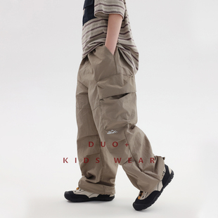 2026年春装 裤 儿童户外工装 潮 男童薄款 中大童长裤 新款 多加潮牌童装