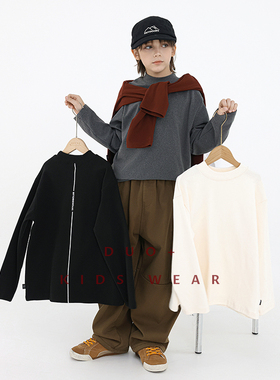 多加潮牌童装男童打底衫长袖儿童套头衫秋冬装新款中大童柔软内衣