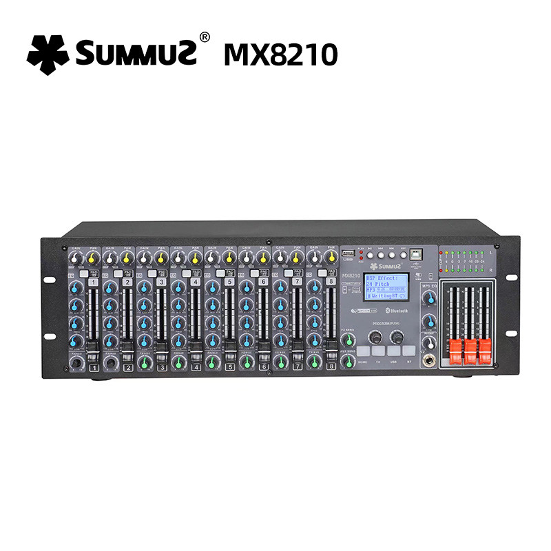 summuz/萨姆斯MX8210专业机架式调音台嵌入式上机柜带U