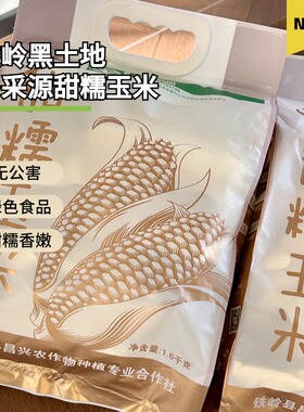 售完新黑土地多采源甜糯玉米减脂健身绿色食品标识甜糯香