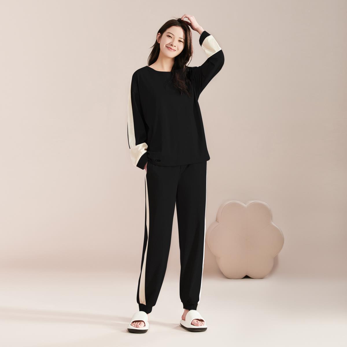 女款纯棉透气舒适女士家居服