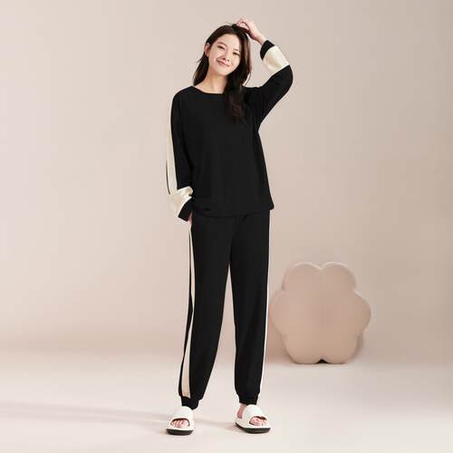 女款纯棉透气舒适女士家居服