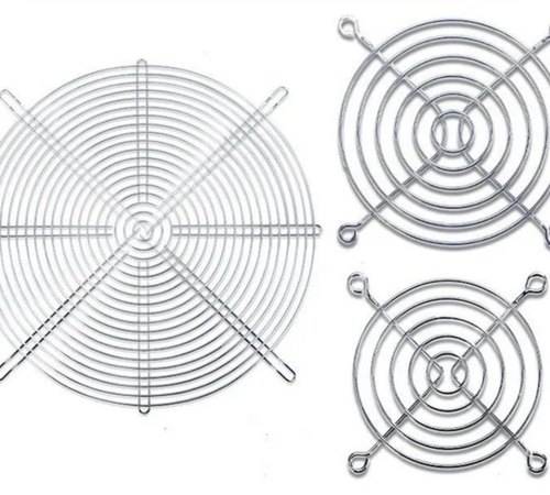 轴流风机金属防护铁网罩4CM5CM6CM8CM9CM12CM厘米散热风扇铁网