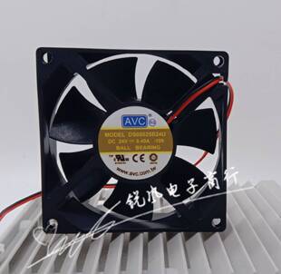 日立变频器风扇AVC DS08025B24U-109 24V 0.40A 8025  双滚珠2线