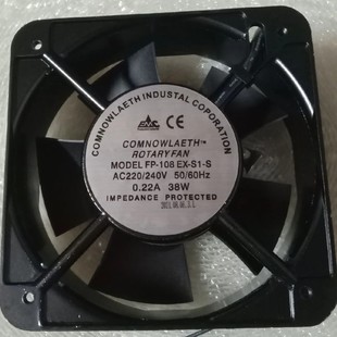 机柜散热风扇 15050 108EX 轴流风机 220V 38W 15CM 全新