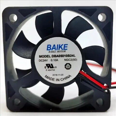 DBA05010B24L 全新 BAIKE 24V 0.10A 5010 5cm/厘米 散热风扇