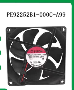 SUNON PE92252B1-000C-A99 24V5.28W9225变频器轴流散热风扇9厘米