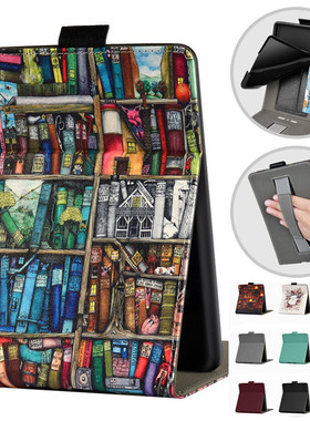 适用2024年新款KPW6 12代7寸Kindle paperwhite6签名版Signature卡通保护套电子书Colorsoft 7寸彩绘支架皮套