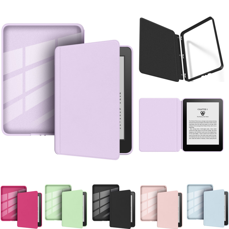 适用kindle Paperwhite11代保护套paperwhite5可拆卸亚克力透明皮套KPW5保护壳2021年签名版6.8英寸休眠外壳