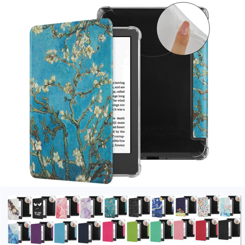 适用kindle保护套paperwhite6壳2024青春版kpw6 paperwhite5彩绘包边7寸colorsoft第11代软壳签名版6.8寸皮套