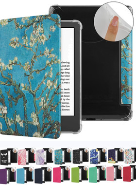 适用kindle保护套paperwhite6壳2024青春版kpw6 paperwhite5彩绘包边7寸colorsoft第11代软壳签名版6.8寸皮套