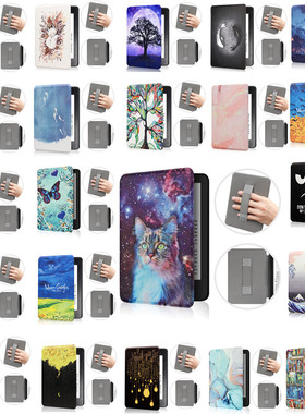 适用Kindle 2024 12代 11代 10代手持保护壳658青春版保护套Paperwhite 5 2021年11代Paperwhite彩绘休眠皮套