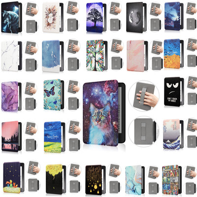 适用Kindle 2024 12代 11代 10代手持保护壳658青春版保护套Paperwhite 5 2021年11代Paperwhite彩绘休眠皮套