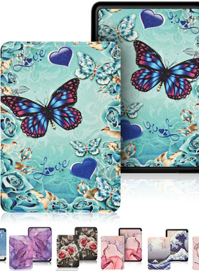 适用Kindle青春版2024亚马逊电子书保护套kindle Basic 11代RS23CV彩绘保护套Kindle2022 C2V2L3卡通ins皮套