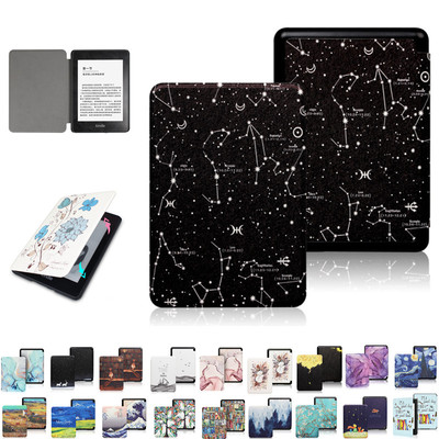 适用亚马逊Kindle休眠保护套Paperwhite10代卡通保护套Papewhite4电子书壳KPW4外壳防摔PQ94WIF 2018版智能壳