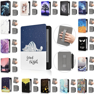 适用亚马逊6寸kindle电子书Paperwhite 10代手持保护套彩绘套壳