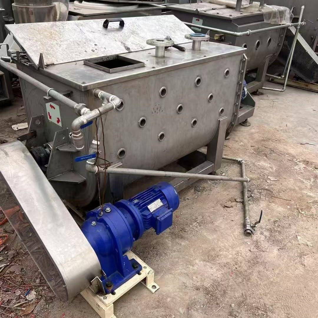 食品级卧式混合机巧克力膏体物料混合搅拌设备卧式螺带搅拌机