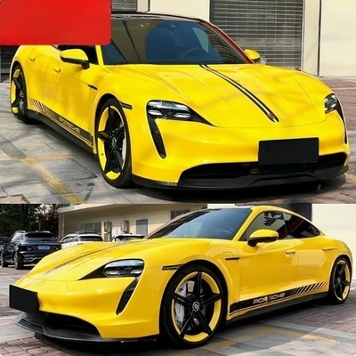 适用于保时捷Taycan 4S车贴拉花个性改装车身引擎盖侧裙装饰贴纸