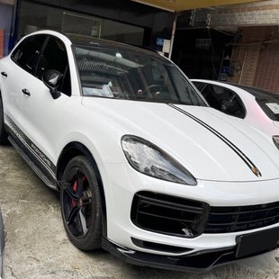 适用于保时捷卡宴车贴拉花 Cayenne Coupe改装引擎盖侧裙装饰贴纸