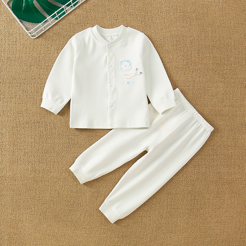 无骨春秋男女宝宝内衣套装