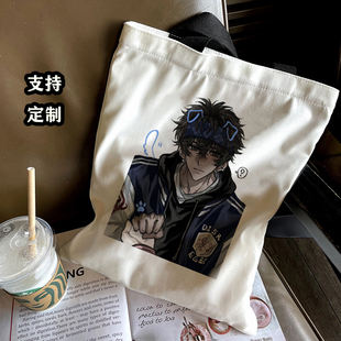 第五人格周边帆布袋甘吉古普塔单肩包击球手定制学生大容量手提袋