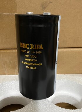 BHC RIFA英国 400V6800UF 全新原装 ALS30A682NP400N 铝电解电容