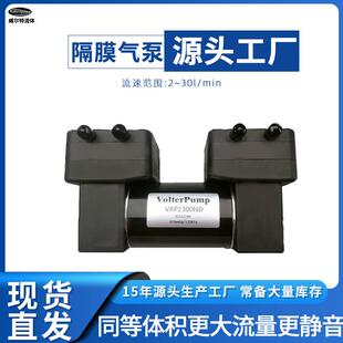 威尔特VAP2300N2-D微型真空泵24V静音双头泵电动实验室采样泵