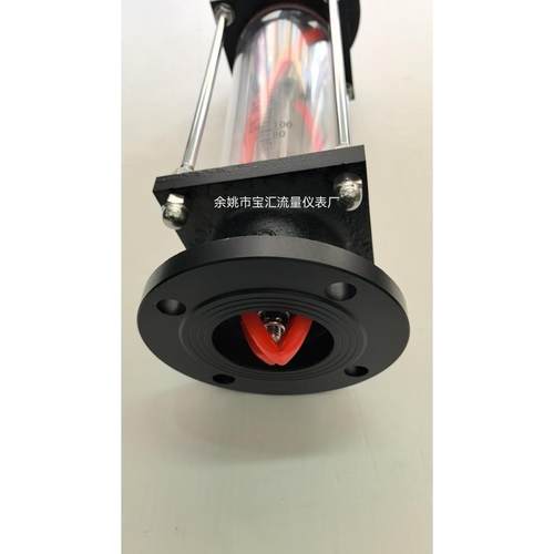 双环玻璃转子流量计LZB-50(F)气体液体水氮气浮子流量计流量表