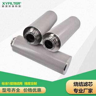 标准五层金属网烧结网滤芯316不锈钢纤维丝烧结滤芯