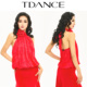 TDANCE女摩登练习 112 成人双人舞JM 立体花蓬蓬上衣 日常仙女款