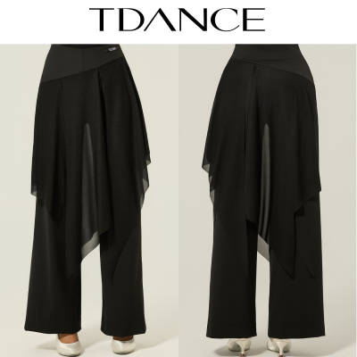 TDANCE摩登飘片阔腿裤