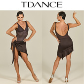 搭配教师集训上课日常GL 荷叶边臀巾 209 一片式 TDANCE拉丁练习