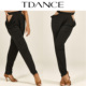 207 教课教课显腿长成人GL TDANCE拉丁舞练习裤 腰间镂空堆叠裤