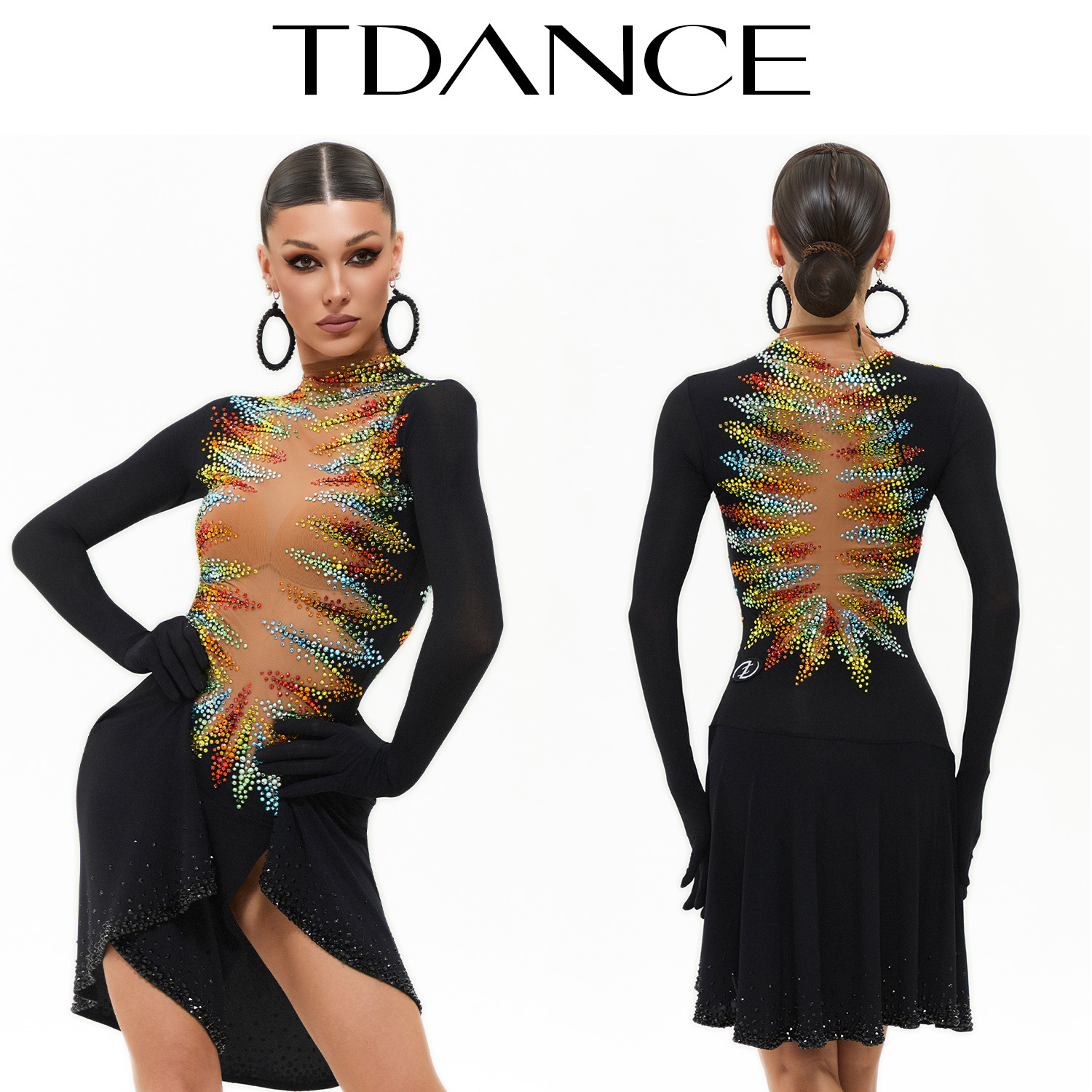 TDANCE拉丁比赛服CL10