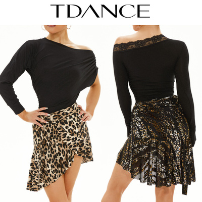 TDANCE一片式系带半裙