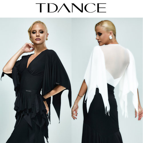 TDANCEV领飞片袖连体上衣
