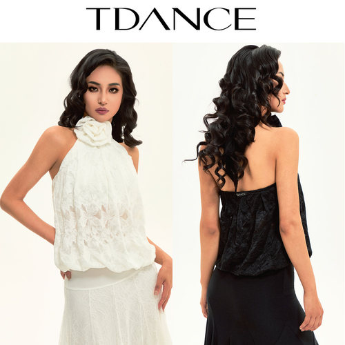 TDANCE立体花蓬蓬上衣