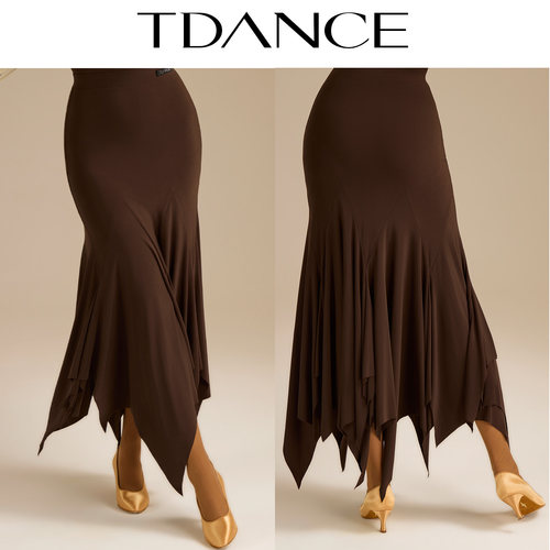 TDANCE摩登飞片大摆半裙